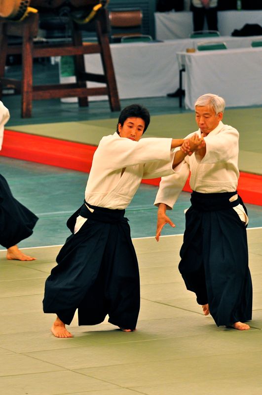 'Doshu and Waka Sensei.'