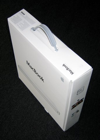 'MacBook box - it's a slim little fellow!'