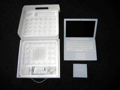 'Unpacking the MacBook'