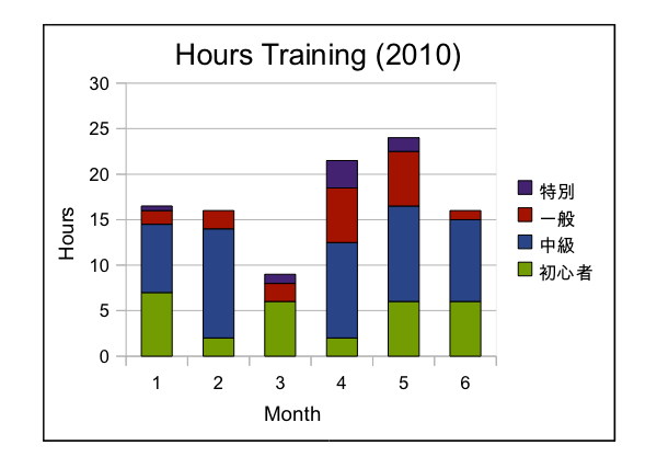 'Aikido Hours Training 2010'