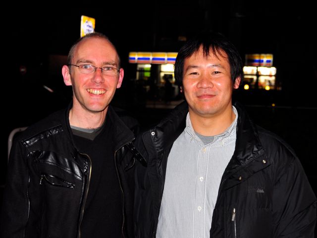 'Me with Sasaki Sensei'