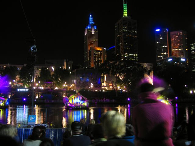 'Fish on the Yarra in the evening'